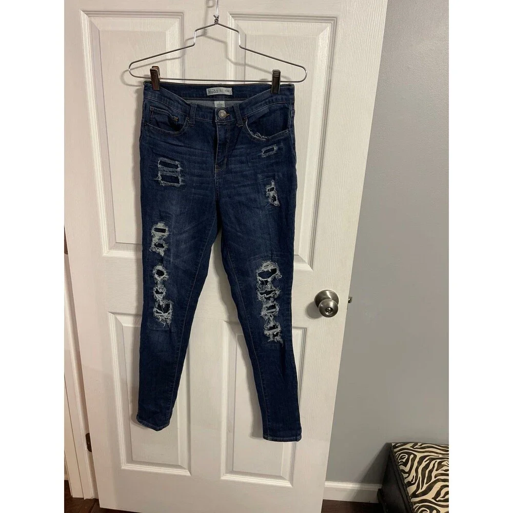 Mudd Skinny Distressed Jeans Size 9